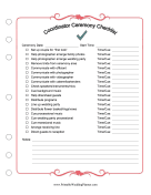 Wedding Coordinator Ceremony Checklist