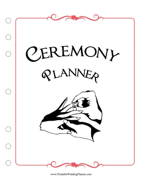 Ceremony Cover Page