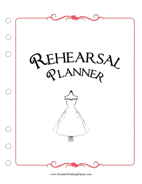 Rehearsal Cover Page